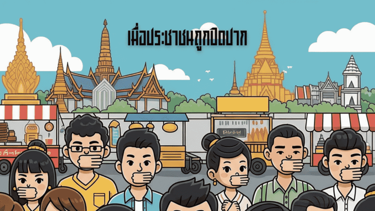 เมื่อประชาชนปิดปาก